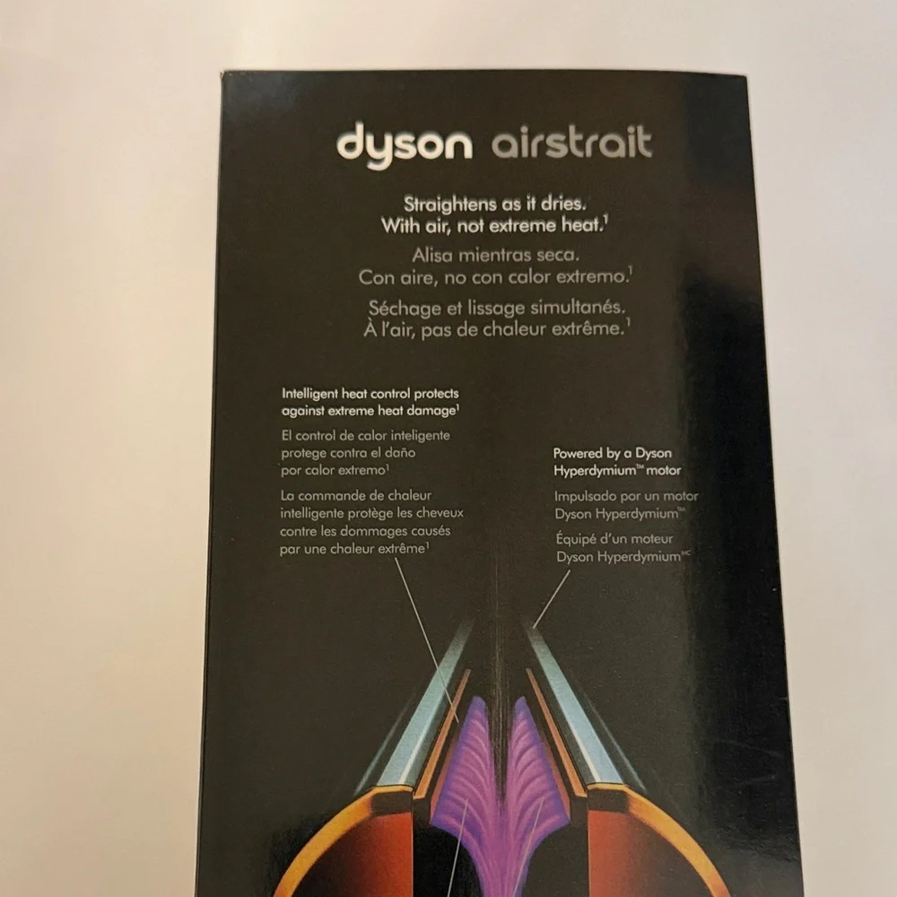 Dyson Airsrait Hair Straightener in Silver and Gold